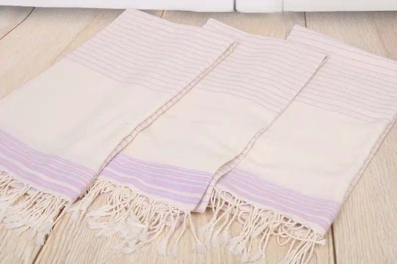 Turkish Towel Beach, Christmas Gift, Lightweight Turkish towel, 68x36 Cotton Striped Towel, Beach Towel Gift, Girls Weekend Getaways Gifts - 6