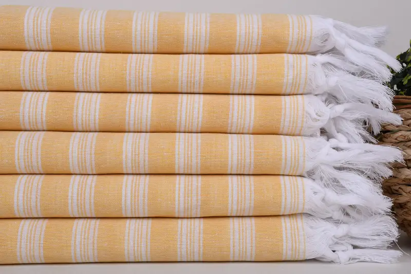 Turkish towel, Friends Beach Towel, Bachelorette Party Gift, Best Wedding Gift, Custom Wedding Gifts, House Warming Gift, 70x40 Cotton Striped Towel - 3