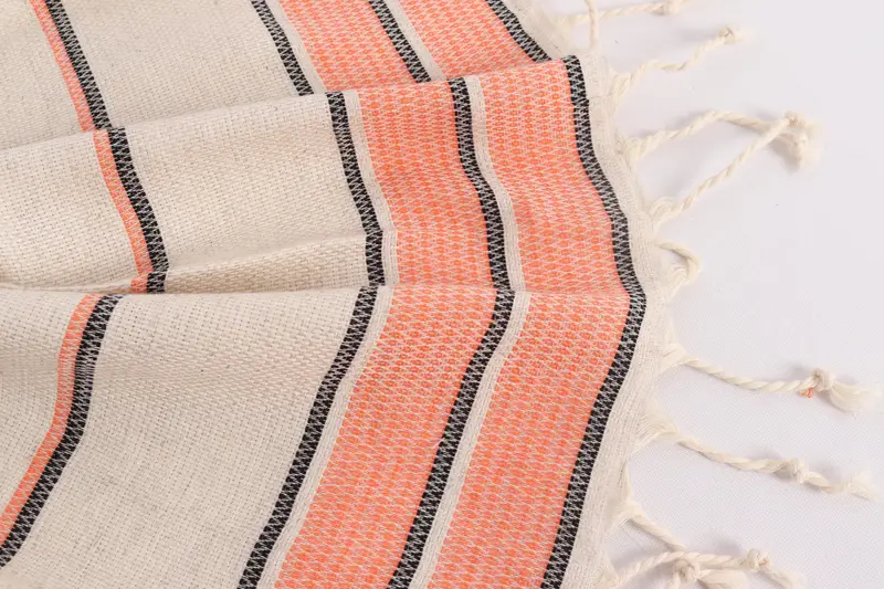 Summer Gift, Turkish Hand Towel, 40x20 Linen Striped Towel, Personalized Kitchen Towel, Kitchen Towel, Gift For The Home, Wedding Shower Gift - 8