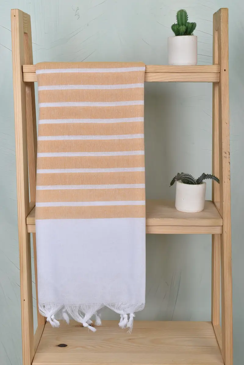 Quick-Dry Beach Towel, Employee Gifts, Pool Towels, Travel Towel, Beach Towel Bulk, 70x40 Cotton Striped Towel, Turkish Towel USA, Home Decor Gifts - 8