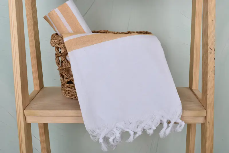 Quick-Dry Beach Towel, Employee Gifts, Pool Towels, Travel Towel, Beach Towel Bulk, 70x40 Cotton Striped Towel, Turkish Towel USA, Home Decor Gifts - 4