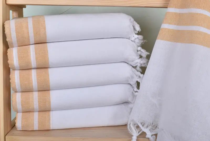 Quick-Dry Beach Towel, Employee Gifts, Pool Towels, Travel Towel, Beach Towel Bulk, 70x40 Cotton Striped Towel, Turkish Towel USA, Home Decor Gifts - 2