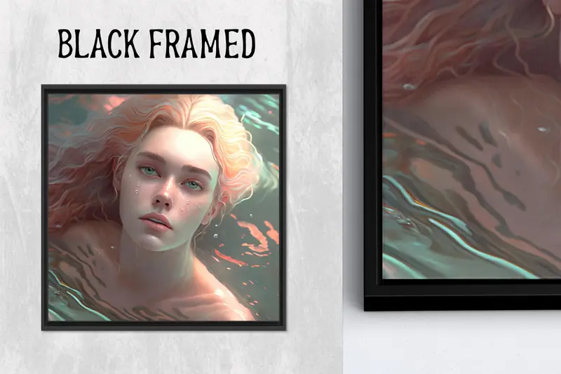 Büyüleyici Fantazi Kadın Kanvas Tablo: Güzel Kız Kanvas Tablo