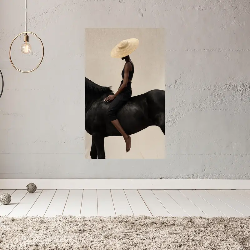 エレガントな馬柄ガラス: 馬愛好家への完璧なギフト