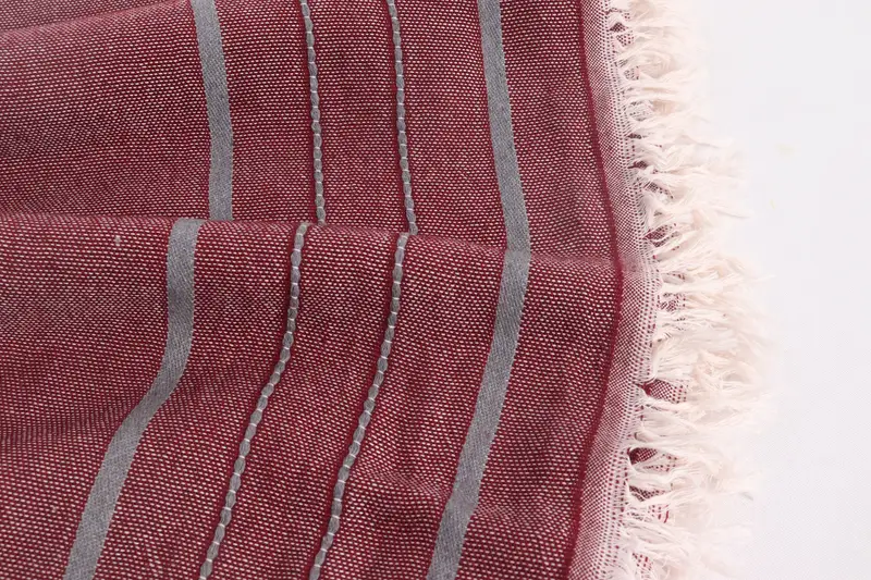 Throw Blanket Couch, Grandma Gift, Halloween Blanket, 100x80 Cotton Striped Towel, Custom Wedding Gifts, Woven Blanket, Turkish Cotton Throw Blanket - 8