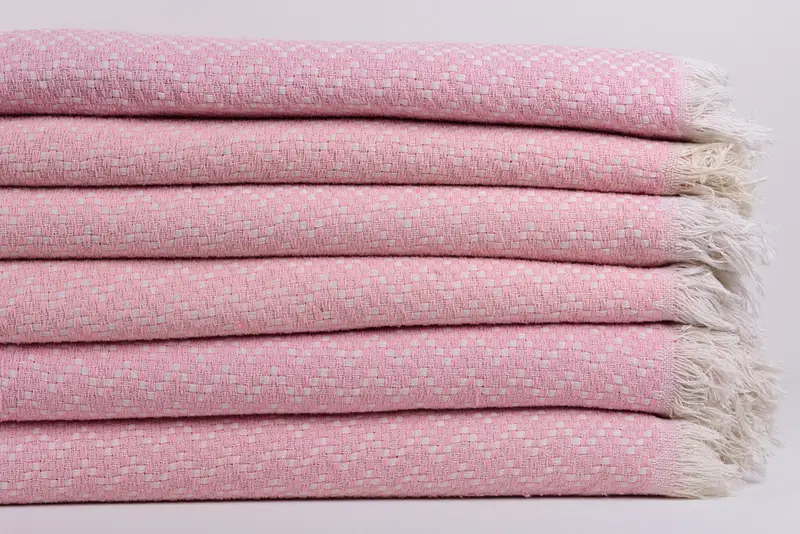 Personalized Gifts, Boho Throw Blankets, Family Gift Basket, Custom Wedding Gifts, Shower Curtain, 76x68 Cotton Herringbone Towel, Spa Gift - 3