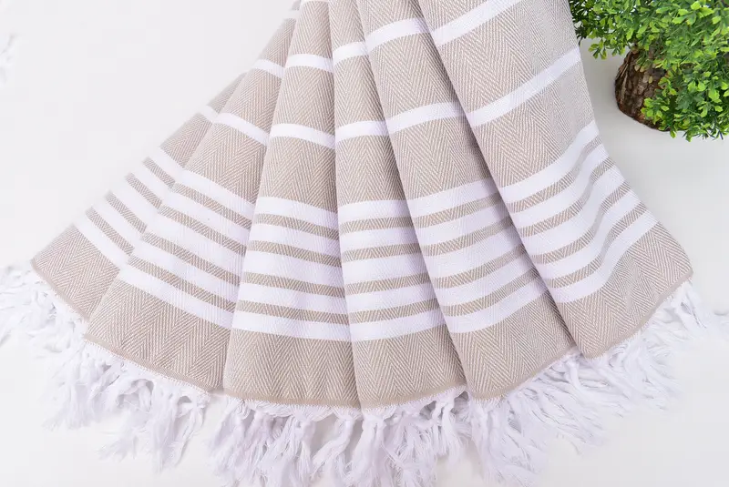 Monogrammed Hand Towel, Wedding Favors, 40x20 Cotton Zig zag Towel, Bridal Shower Gift, Merry Christmas Gifts, Kitchen Towel, Gift For Him - 4
