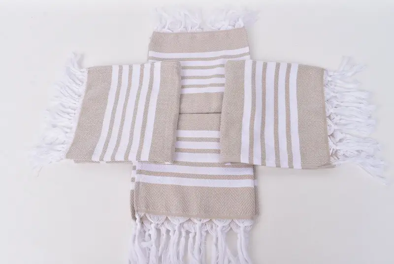 Monogrammed Hand Towel, Wedding Favors, 40x20 Cotton Zig zag Towel, Bridal Shower Gift, Merry Christmas Gifts, Kitchen Towel, Gift For Him - 6