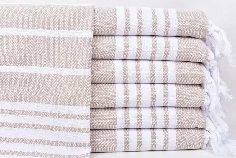 Monogrammed Hand Towel, Wedding Favors, 40x20 Cotton Zig zag Towel, Bridal Shower Gift, Merry Christmas Gifts, Kitchen Towel, Gift For Him - 1