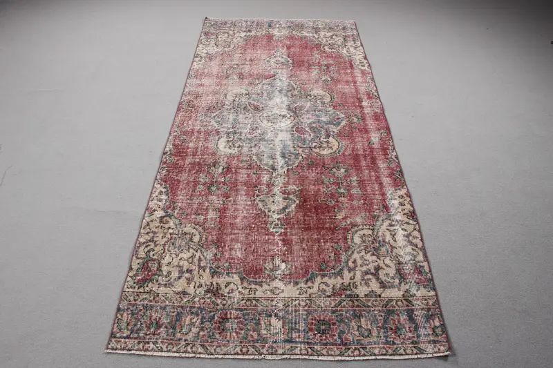 Alfombra de rayas moradas y azules, diseño geométrico de 3,6x8,5 pies