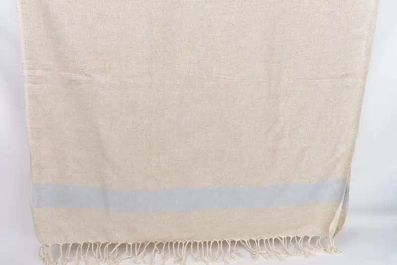 Peshtemal Towel, Monogram Beach Towel, Turkish towel, Bachelor Gift, Embroidered Turkish Towel, Personalized Wedding Gift, 70x36 Linen Striped Towel - 8