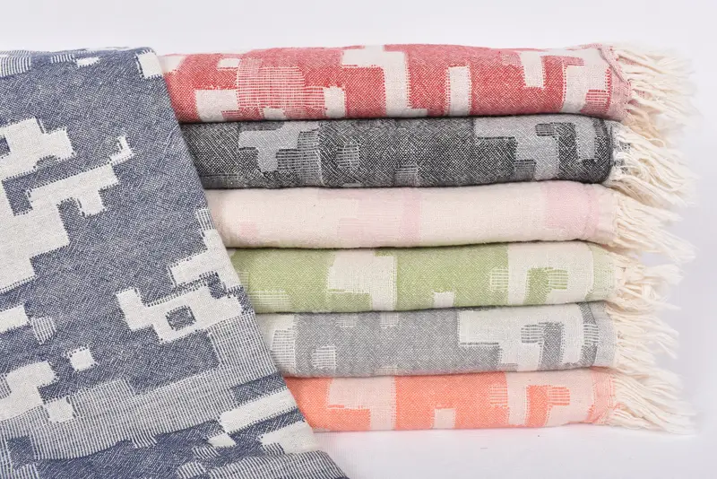 Personalized Organic Cotton Camouflage Bath Towel, 67x36 Inches