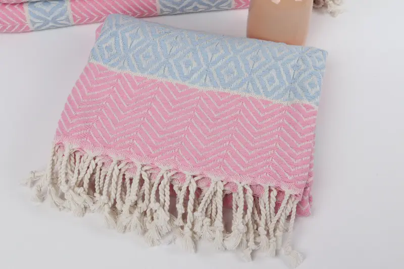 Merry Christmas Gifts, Holiday Towel, Bachelorette Party Gifts, 70x40 Cotton Chevron Towel, Wedding Gifts Towel, Turkish Towel Set, Handmade Gift - 5