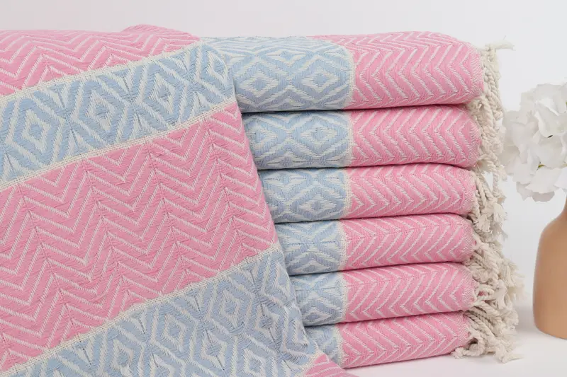 Merry Christmas Gifts, Holiday Towel, Bachelorette Party Gifts, 70x40 Cotton Chevron Towel, Wedding Gifts Towel, Turkish Towel Set, Handmade Gift - 1