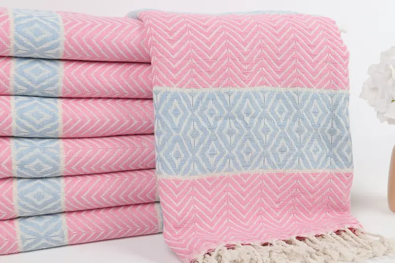 Merry Christmas Gifts, Holiday Towel, Bachelorette Party Gifts, 70x40 Cotton Chevron Towel, Wedding Gifts Towel, Turkish Towel Set, Handmade Gift - 2