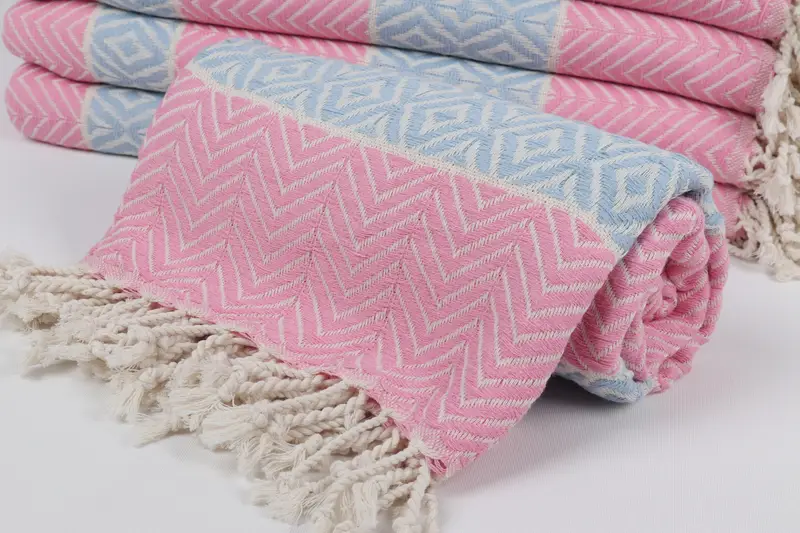 Merry Christmas Gifts, Holiday Towel, Bachelorette Party Gifts, 70x40 Cotton Chevron Towel, Wedding Gifts Towel, Turkish Towel Set, Handmade Gift - 4