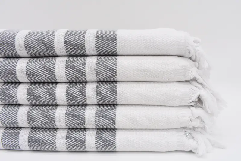 70x40 Cotton Herringbone Towel, Custom Bath Towel, Valentines Day Gift For Her, Travel towel, Cotton towel, Christmas Favors, Embroidered Towel