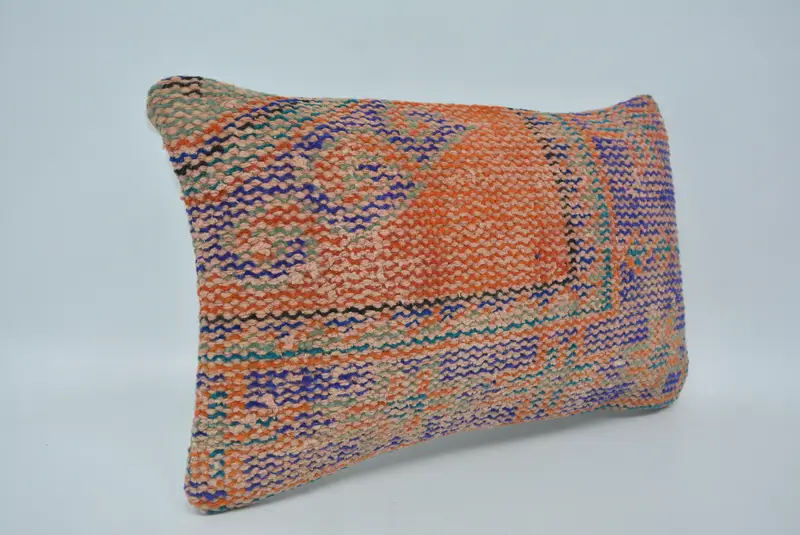 Handmade Kilim Cushion, Kilim Pillow, 12x20 Red Pillow Case, Pillow Case, Interior Designer Pillow, Personalized Gift Pillow Pillow - 3