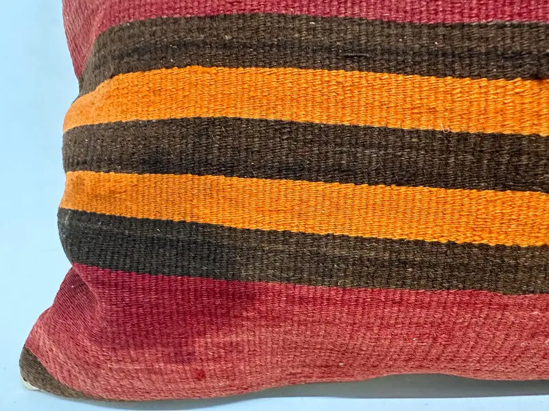 Interior Designer Pillow, Antique Pillows, Pillow for Sofa, Comfy Throw Pillow Sham, Cushion Case, 16x48 Red Cushion Cover - 2