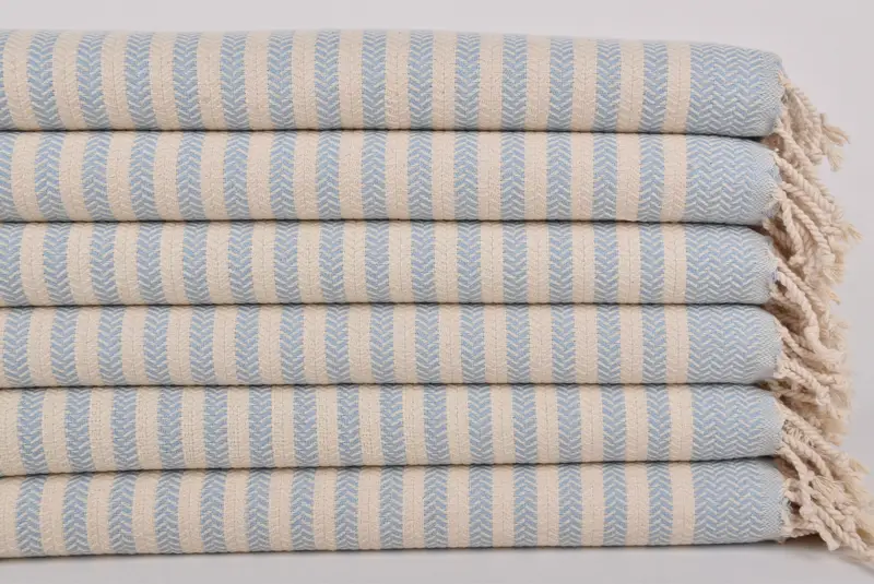 Personalized Turkish Towel, Wedding Anniversary Gift, Wedding Gift, Turkish Hand Towel, Turkish Towel Hand Towel, 40x18 Cotton Chevron Towel - 2