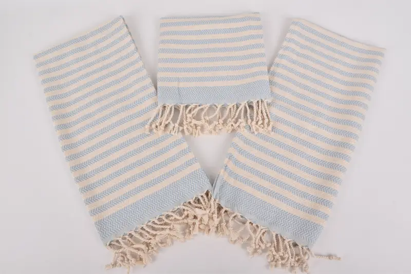 Personalized Turkish Towel, Wedding Anniversary Gift, Wedding Gift, Turkish Hand Towel, Turkish Towel Hand Towel, 40x18 Cotton Chevron Towel - 6