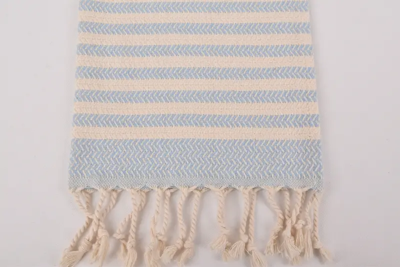 Personalized Turkish Towel, Wedding Anniversary Gift, Wedding Gift, Turkish Hand Towel, Turkish Towel Hand Towel, 40x18 Cotton Chevron Towel - 3