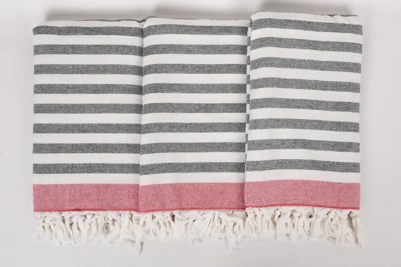 Bridal Shower Gifts, Eco-Friendly Turkish Towel, Organic Turkish towel, 68x40 Cotton Striped Terry Towel, Custom Beach Towel, Travel towel - 7