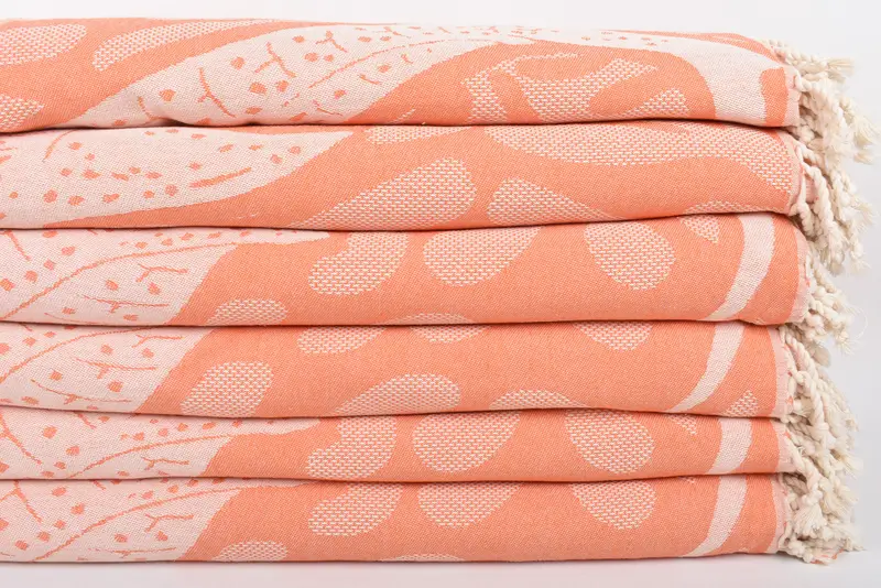 100x92 Cotton Whale Design Towel, Decorative Blanket, Family Gift, Bedspread, Beach Wedding Favor, Halloween Bachelorette Party, Bridesmaid Gifts - 3