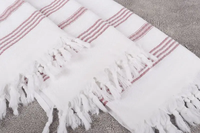 Monogrammed Turkish Towel, Gift For Him, Personalized Gift, 40x18 Cotton Striped Terry Towel, Monogram Dish Towel, Wedding Favors, Bathroom Towels - 5