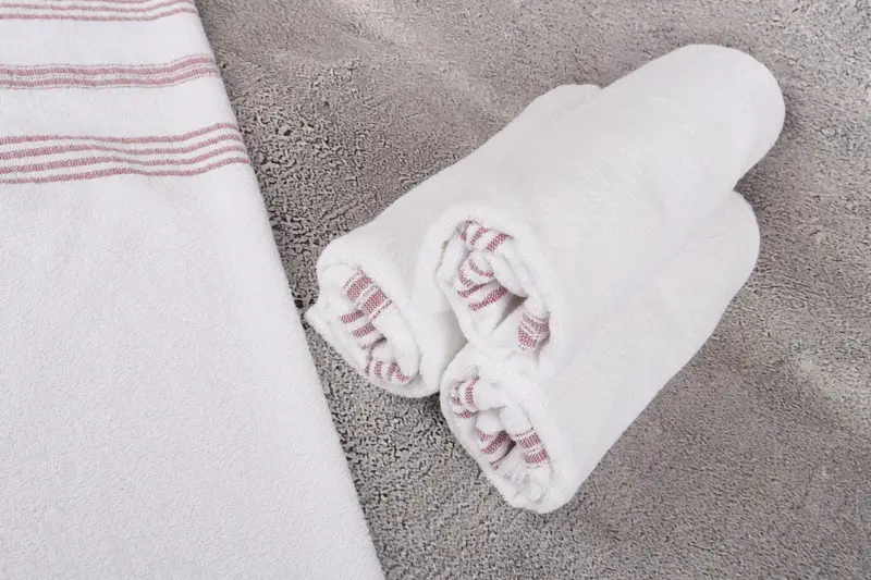 Monogrammed Turkish Towel, Gift For Him, Personalized Gift, 40x18 Cotton Striped Terry Towel, Monogram Dish Towel, Wedding Favors, Bathroom Towels - 8