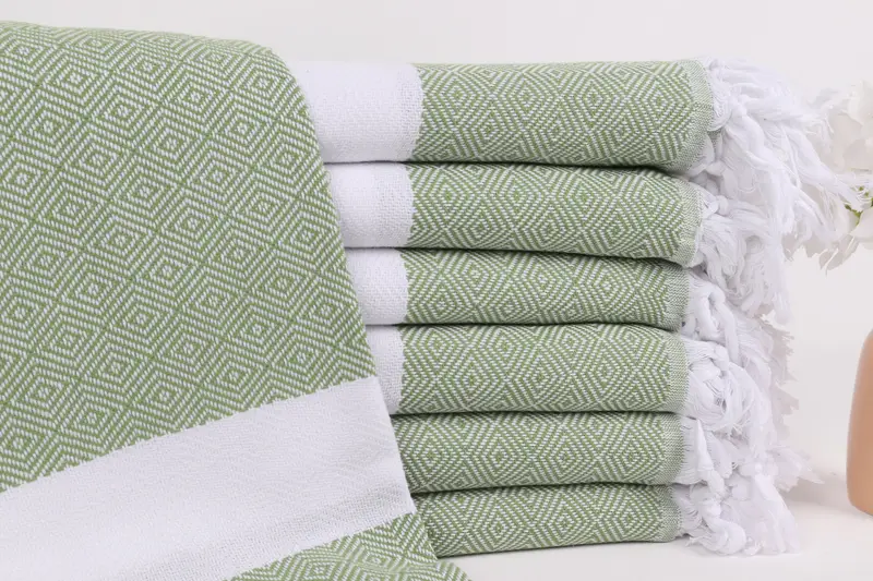 70x40 Cotton Diamond Towel, Handmade Gift, Gift For Mom, Cotton towel, Quick-dry peshtemal, Eco-friendly Turkish peshtemal towel, Turkish Towel Bulk - 1