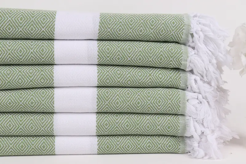 70x40 Cotton Diamond Towel, Handmade Gift, Gift For Mom, Cotton towel, Quick-dry peshtemal, Eco-friendly Turkish peshtemal towel, Turkish Towel Bulk - 3