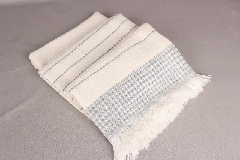 70x40 Cotton Waffle Towel, Christmas Favors, Organic Turkish towel, Luxury towel, Personalized Home Gift Wedding, Monogrammed Beach Towel - 7