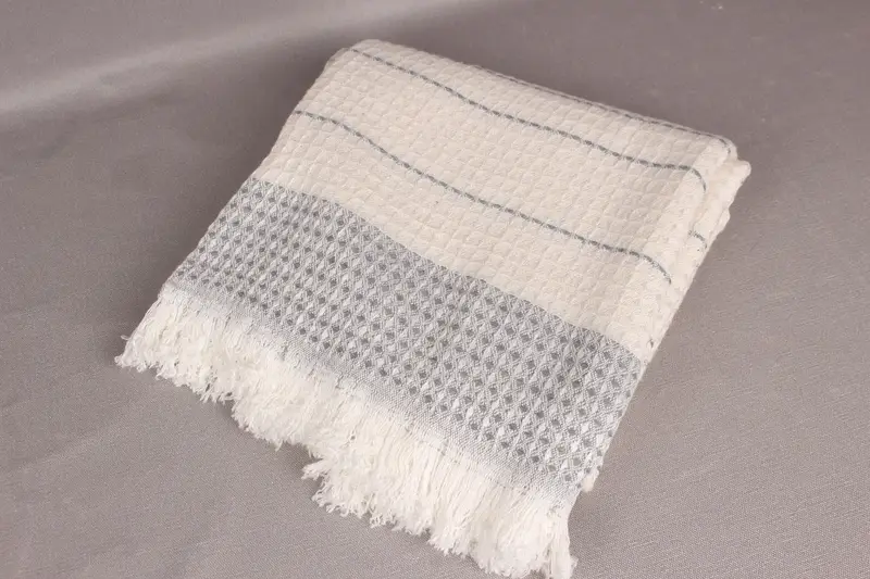 70x40 Cotton Waffle Towel, Christmas Favors, Organic Turkish towel, Luxury towel, Personalized Home Gift Wedding, Monogrammed Beach Towel - 6