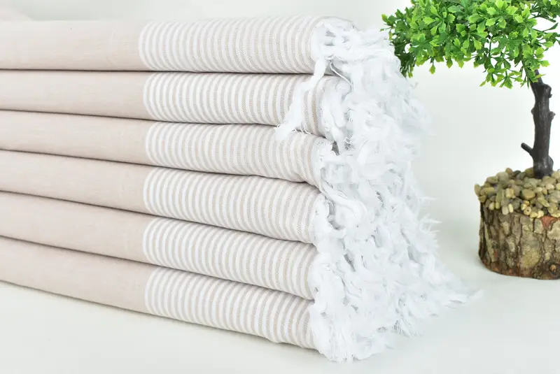 Kids Beach Towel, Bridal Party Gifts, 80x36 Cotton Striped Towel, Personalized Gifts, Personalized Turkish Towel, Gift For Her, Bachelorette Towel - 3