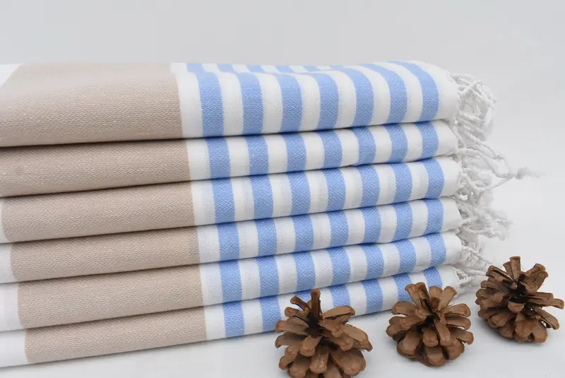Personalized Turkish Towel, Large Turkish Towel, 70x40 Cotton Striped Towel, Spa Gift, Bachelorette Party Gifts Bridesmaids, Gift For Wedding Day - 2