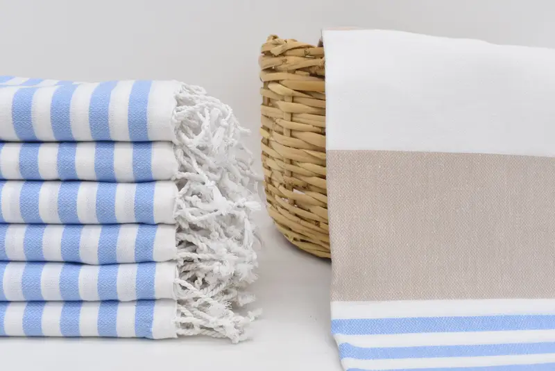 Personalized Turkish Towel, Large Turkish Towel, 70x40 Cotton Striped Towel, Spa Gift, Bachelorette Party Gifts Bridesmaids, Gift For Wedding Day - 1
