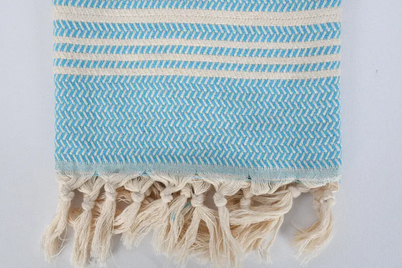 Onun için hediye, 40x18 pamuklu çizgili havlu, monogram mutfak havlu, onun için kişiselleştirilmiş hediye, el yapımı hediye, küçük banyo havlu, monogram el havlu - 3