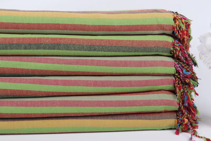 Valentines Day Gift Idea, Quick-dry peshtemal, 70x36 Cotton Striped Towel, Bridesmaid Gift, Luxury towel, Organic cotton peshtemal for spa and beach - 4