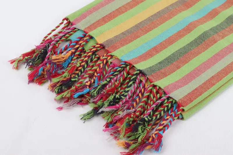 Valentines Day Gift Idea, Quick-dry peshtemal, 70x36 Cotton Striped Towel, Bridesmaid Gift, Luxury towel, Organic cotton peshtemal for spa and beach - 8