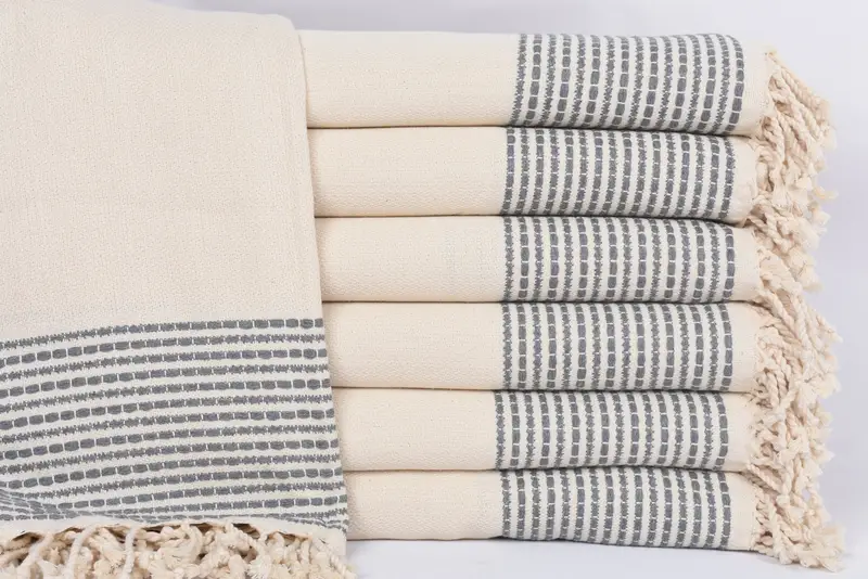Türkisches Handtuchset, Hochzeitsgeschenkideen, türkisches Handtuch, Hammamhandtuch, Handtuch mit Namen, türkischer Handtuchstrand, 70x36 Baumwollstreifentuch