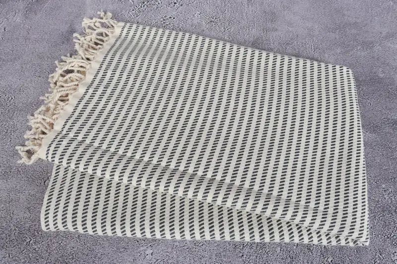 Bridesmaid Gift, Bridesmaid Gifts, Gift For Best Friend, Peshtemal Towel, Embroidered Beach Towel, Peshtemal Towel USA, 70x40 Cotton Polka Dot Towel - 6