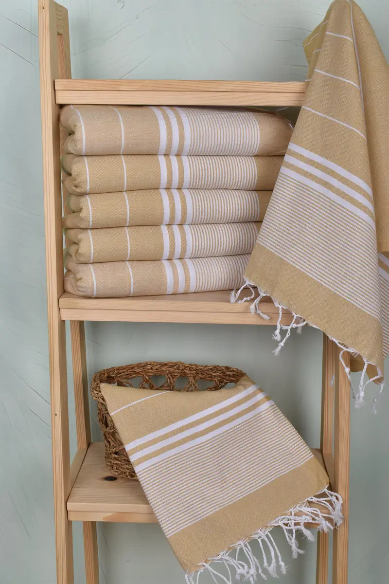 40x24 Cotton Striped Towel, Gift For Her, Gifts For Him, Personalized Dish Towel, Turkish Towel Hand Towel, Personalized Hand Towel, Custom Gift - 3