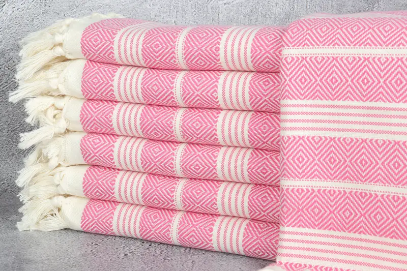 Peshtemal Towel, 70x38 Cotton Diamond Towel, Large Turkish Towel, Personalized Gifts, Halloween Bachelorette Party Favors, Bachelorette Favor - 1