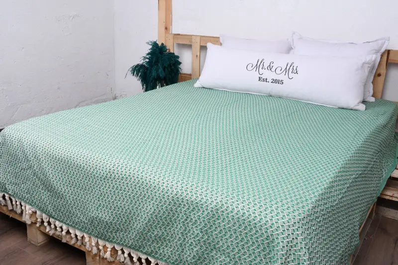 96x92 Cotton Herringbone Towel, Monogram Blanket, Christmas Gift Tags, Custom Wedding Gifts, Turkish Blanket Queen, Shower Curtain, Throw Blanket - 8