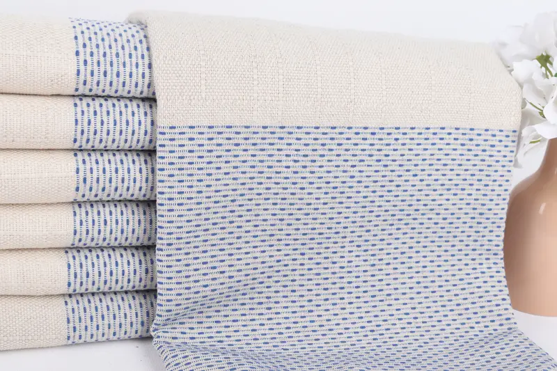 Memorial Gift, 70x40 Cotton Polka Dot Towel, Handmade Gift, Bachelorette Party Gift, Beach Towel Gift, Girls Weekend Favors, Bridesmaid Towel - 2