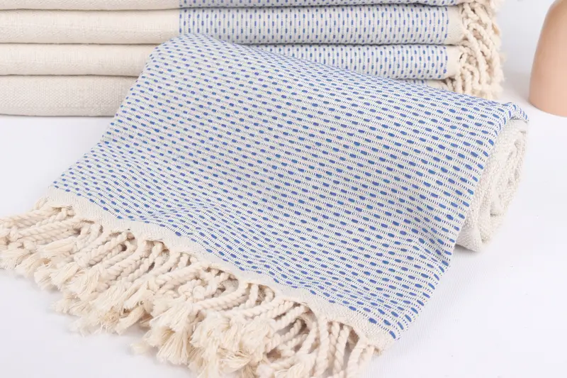 Memorial Gift, 70x40 Cotton Polka Dot Towel, Handmade Gift, Bachelorette Party Gift, Beach Towel Gift, Girls Weekend Favors, Bridesmaid Towel - 4