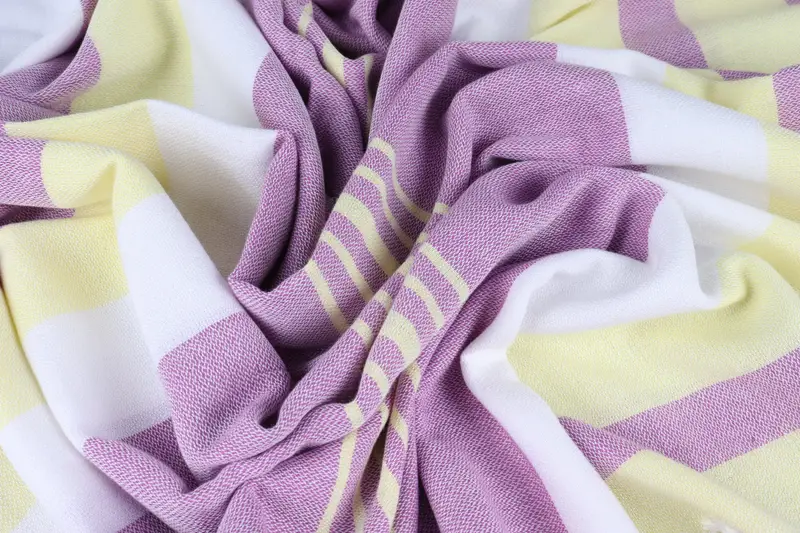 Soft and absorbent Turkish towel, 70x40 Cotton Striped Towel, Fouta towel, Lightweight Turkish towel, Christmas Favors, Turkish Towel Beach - 8
