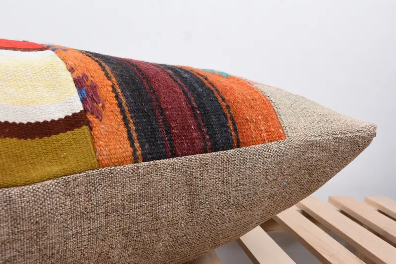 16x36 Brown Pillow, Ethnic Pillow Cover Pillow, Antique Pillows, Bed Cushion, Aztec Pillow Cover, Pillow for Couch, Vintage Pillow, Pillow Case - 7