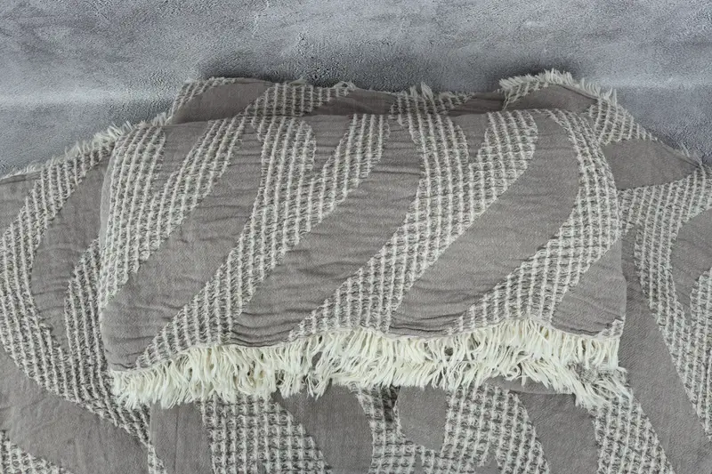 Turkish Throw Blanket, Bachelorette Party Favors, Decorative Blanket, Woven Throw Blanket, Grandma Gift, 92x70 Cotton Waffle Towel, Turkish Bedcover - 4
